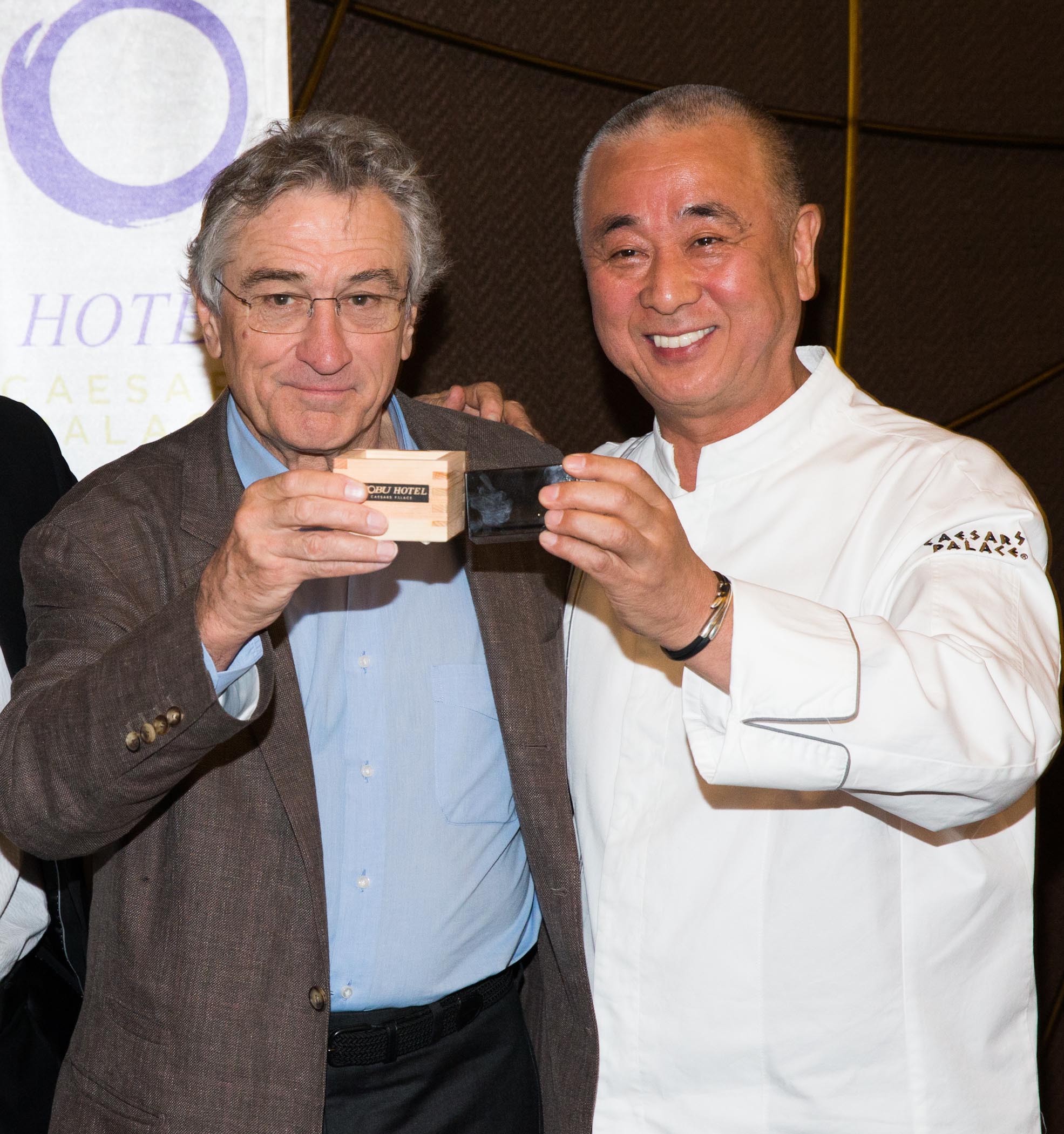 NOBU HOTEL Grand Opening with Robert De Niro at Caesars Palace in Las Vegas, NV